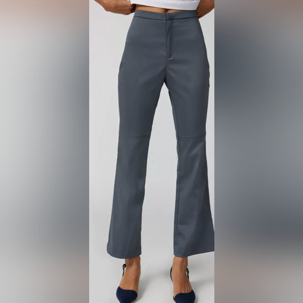 Urban outfitters disco flare silver pants size 8